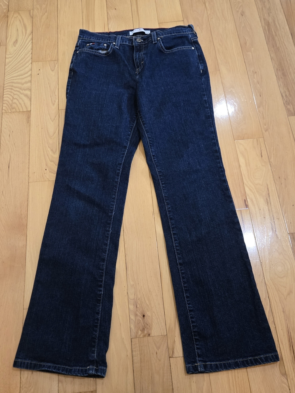 Y2K Tommy Hilfiger Stretch Hipster Boot Jeans 2002